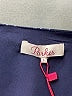 Parker 100% Polyester Polka Dots Blue Cocktail Dress Size L - photo 7