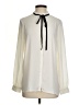 MNG Suit Ivory Long Sleeve Blouse Size XS - photo 1