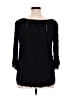 Solitaire 100% Rayon Black 3/4 Sleeve Top Size 1X - photo 2