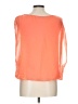 Maurices 100% Polyester Orange Short Sleeve Blouse Size L - photo 2