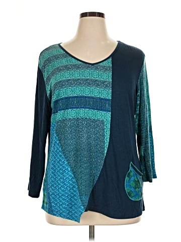 Parsley & Sage 3/4 Sleeve Top (view 1)
