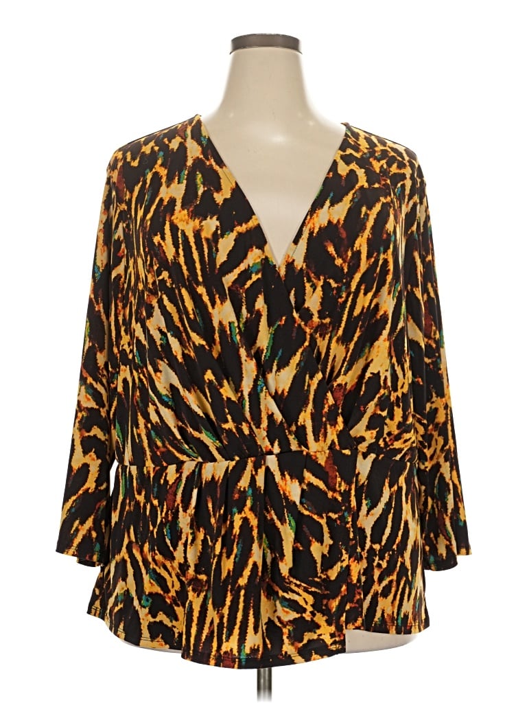 Pre-owned Bold Elements Kimono In Gold