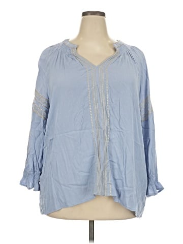 Cato 3/4 Sleeve Blouse (view 1)