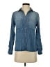 Cloth & Stone Blue Long Sleeve Button-Down Shirt Size XXS - photo 1