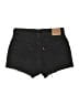 Levi's 100% Cotton Black Denim Shorts Size 30 waist - photo 2