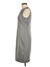 T Tahari Solid Gray Casual Dress Size 6 - photo 5