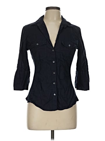 James Perse 3/4 Sleeve Button-Down Shirt (view 1)