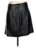 Old Navy 100% Polyester Black Faux Leather Skirt Size L - photo 2