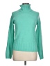 Gap Solid Green Turtleneck Sweater Size L - photo 1