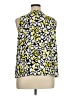 Nine West 100% Polyester Yellow Sleeveless Blouse Size XL - photo 2