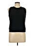 Ann Taylor LOFT 100% Polyester Black Sleeveless Top Size L - photo 1