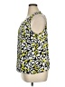 Nine West 100% Polyester Yellow Sleeveless Blouse Size XL - photo 5