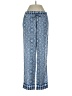 Joe Fresh Paisley Blue Casual Pants Size S - photo 1
