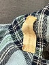 Altar'd State 100% Cotton Plaid Teal Long Sleeve Button-Down Shirt Size M - photo 7