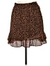 Sienna Sky 100% Polyester Animal Print Brown Casual Skirt Size M - photo 2
