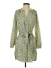Greylin 100% Polyester Paisley Yellow Casual Dress Size S - photo 1