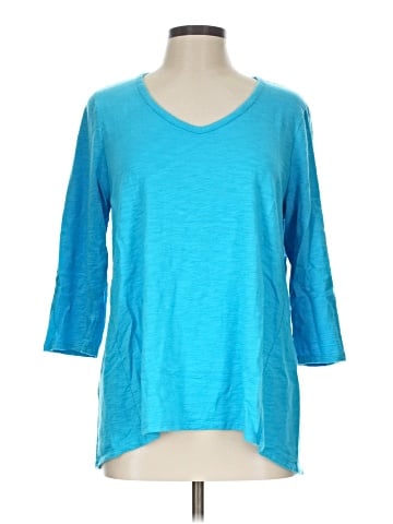 Chico's 3/4 Sleeve T-Shirt (view 1)