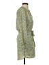 Greylin 100% Polyester Paisley Yellow Casual Dress Size S - photo 4
