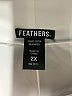 Feathers Solid White Active Pants Size 2X - photo 4