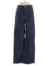 Zara Chevron-herringbone Blue Jeans Size 4 - photo 1