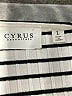 Cyrus Stripes Ivory Short Sleeve Turtleneck Size L - photo 7
