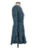 Mi ami 100% Polyester Animal Print Blue Casual Dress Size XXS - photo 4