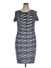 Michael Tyler Stripes Blue Casual Dress Size XL - photo 1