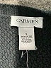 Carmen Carmen Marc Valvo 100% Cotton Black Pullover Sweater Size S - photo 7