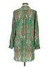 Zara 100% Polyester Paisley Green Casual Dress Size S - photo 2