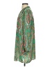 Zara 100% Polyester Paisley Green Casual Dress Size S - photo 5