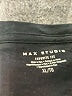 Max Studio 100% Pima Cotton Black Short Sleeve Top Size XL - photo 7
