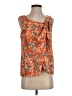 J.Crew 100% Silk Orange Sleeveless Silk Top Size 0 - photo 1