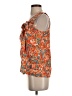 J.Crew 100% Silk Orange Sleeveless Silk Top Size 0 - photo 5