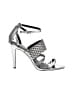 Calvin Klein Silver Sandals Size 8 - photo 1
