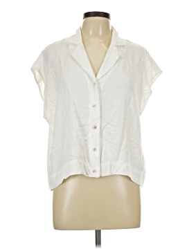 Rose + Olive Sleeveless Button Down Shirt
