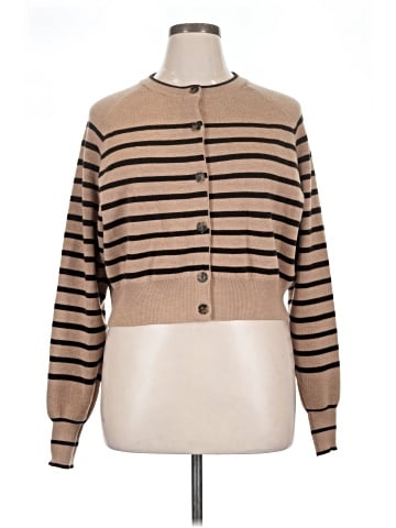 Madewell Raglan-Sleeve Cropped Cardigan in Merino Wool (view 1)