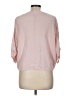 Express 100% Rayon Pink 3/4 Sleeve Blouse Size M - photo 2