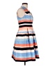 Vince Camuto 100% Polyester Stripes Blue Casual Dress Size 6 - photo 4