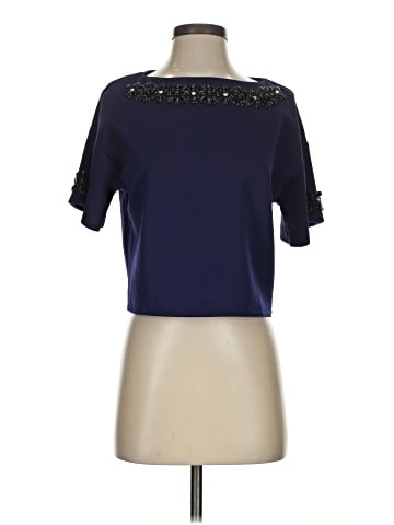Line & Dot Short Sleeve Top (view 1)