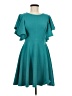 Unbranded Solid Teal Cocktail Dress Size M - photo 1