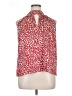 Ann Taylor LOFT 100% Polyester Red Sleeveless Blouse Size XL - photo 1
