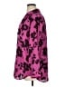 Ann Taylor 100% Polyester Floral Pink Long Sleeve Blouse Size XL - photo 5