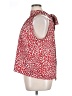 Ann Taylor LOFT 100% Polyester Red Sleeveless Blouse Size XL - photo 5