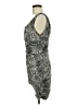 Express 100% Nylon Animal Print Gray Cocktail Dress Size 8 - photo 5