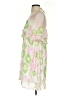 Ganni 100% Polyester Tropical Pink Green Cocktail Dress Size 34 waist - photo 5