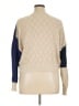 525 America 100% Cotton Color Block Blue Pullover Sweater Size XL - photo 2