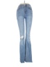 Fashion Nova Hearts Blue Jeans Size 0 - photo 1