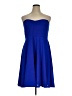 Shein Curve Solid Blue Cocktail Dress Size 16 Plus (2) - photo 1