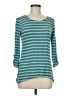 Studio II Teal 3/4 Sleeve Top Size M - photo 1