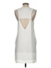 Very J Solid White Casual Dress Size S - photo 2